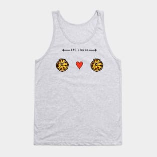 Social Distancing Pizza Tank Top